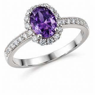 Tru Amethyst Cincature Ring