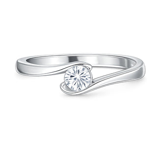 0.25 Carat Modern Solitaire Ring