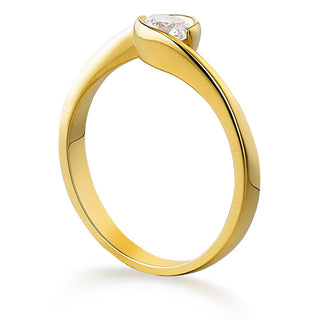 0.50 Carat Modern Solitaire Ring