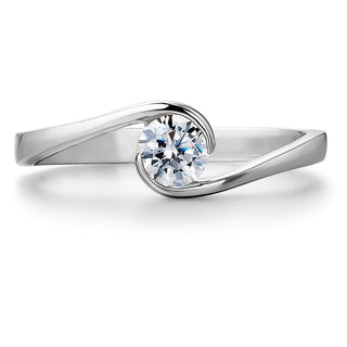 0.50 Carat Modern Solitaire Ring