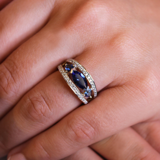 Tru Sapphire Marquise Ring