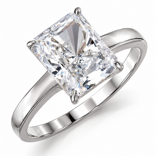 3.5 Carat Radiant Cut Solitaire Ring