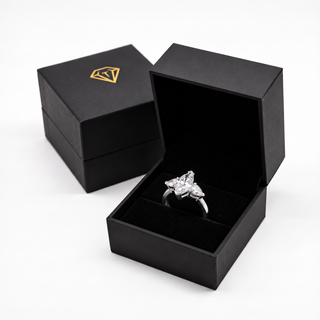 Marquise Cut Trilogy Ring