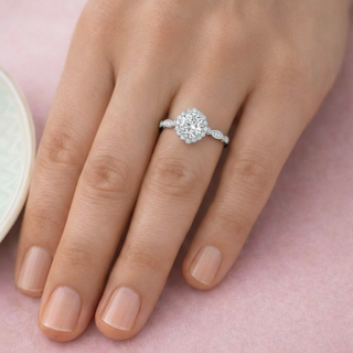 3.40 Carat French Lace Ring