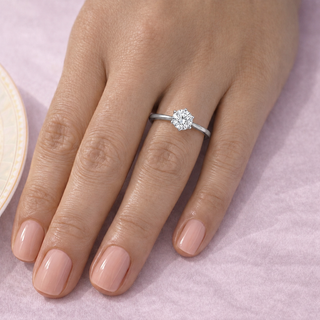 1 Carat Tulip Solitaire Ring