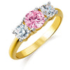 Pink Trilogy Ring