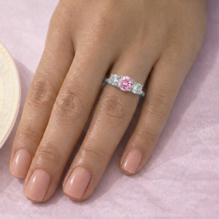 Pink Trilogy Ring