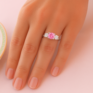 Pink Trilogy Ring
