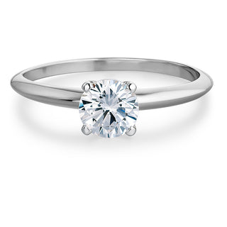 1 Carat Tiffany Style 4-Claw Solitaire Ring