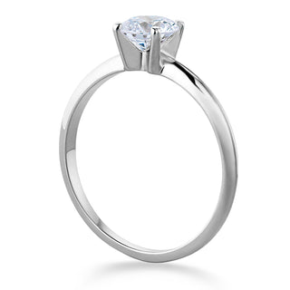 2 Carat Tiffany Style 4-Claw Solitaire Ring