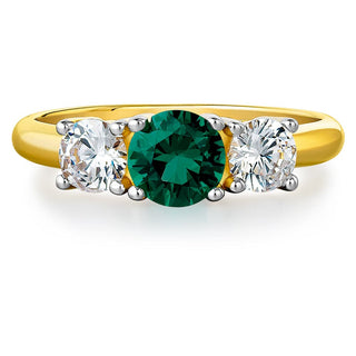 Tru Emerald Trilogy Ring