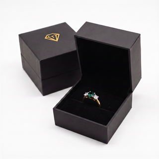 Tru Emerald Trilogy Ring