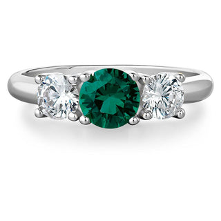 Tru Emerald Trilogy Ring