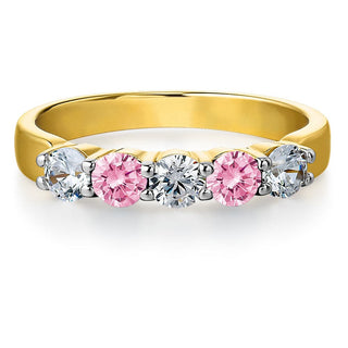 Pink Quintet Ring