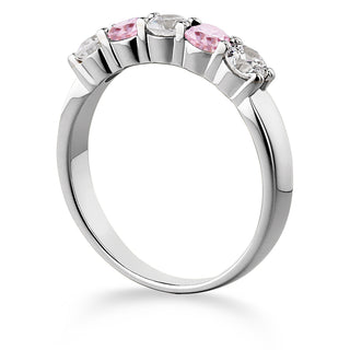 Pink Quintet Ring