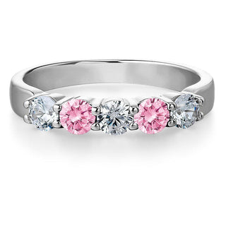 Pink Quintet Ring