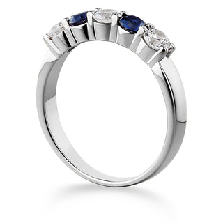 Tru Sapphire Quintet Ring