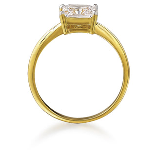 2 Carat Princess Cut Solitaire Ring