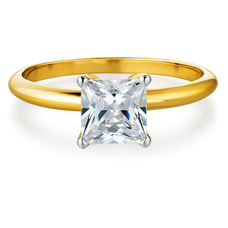 2 Carat Princess Cut Solitaire Ring