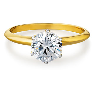 2 Carat Tiffany Style Solitaire Ring