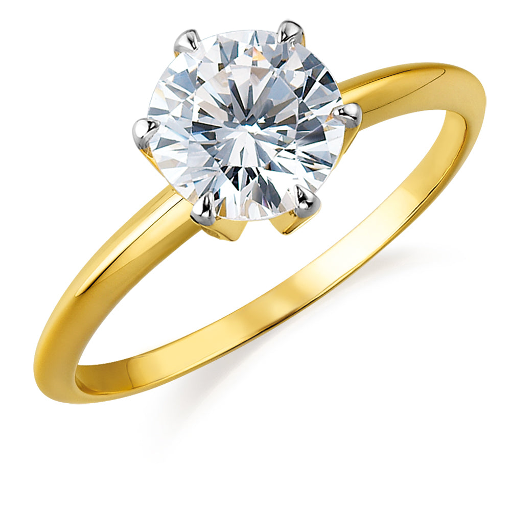 2 ct. Tiffany Style Solitaire Ring