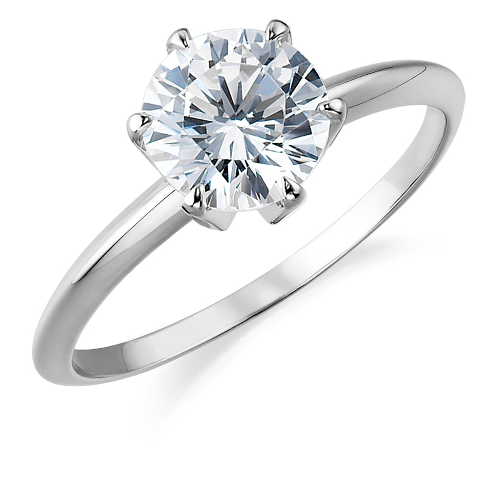 2 ct. Tiffany Style Solitaire Ring