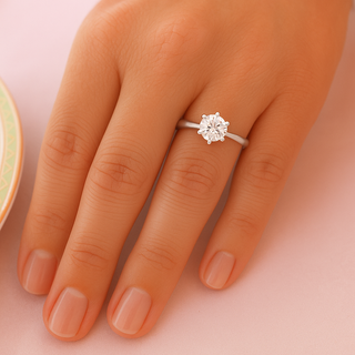 2 Carat Tiffany Style Solitaire Ring