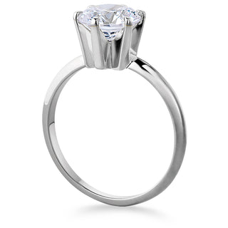 4 Carat Tiffany Style Solitaire Ring