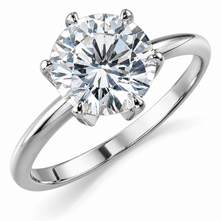 4 Carat Tiffany Style Solitaire Ring