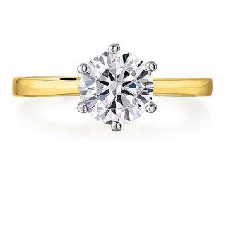 2 Carat Tulip Solitaire Ring