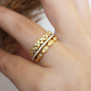 Leaflet Eternity Ring