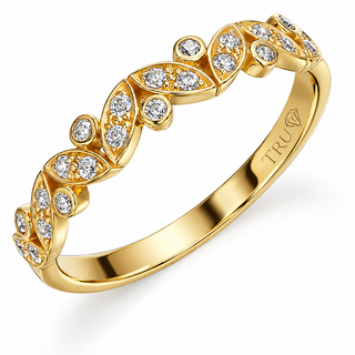 Leaflet Eternity Ring