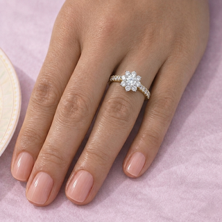 Tulip Cluster Ring