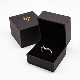 Domed Half Eternity Band