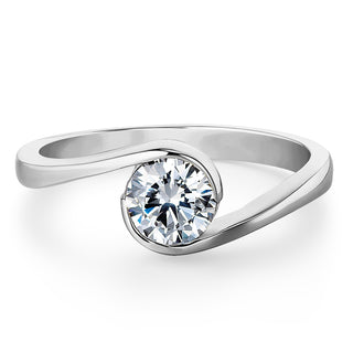 1 Carat Modern Solitaire Ring