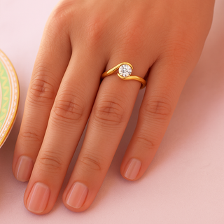 1 Carat Modern Solitaire Ring
