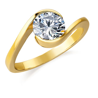 2 Carat Modern Solitaire Ring
