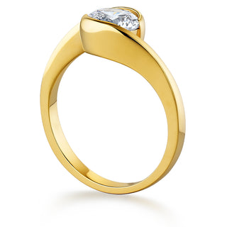2 Carat Modern Solitaire Ring