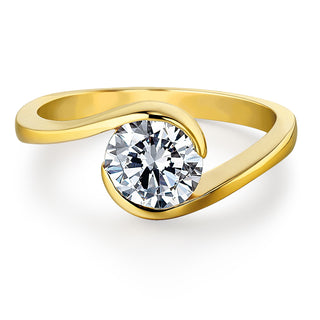 2 Carat Modern Solitaire Ring