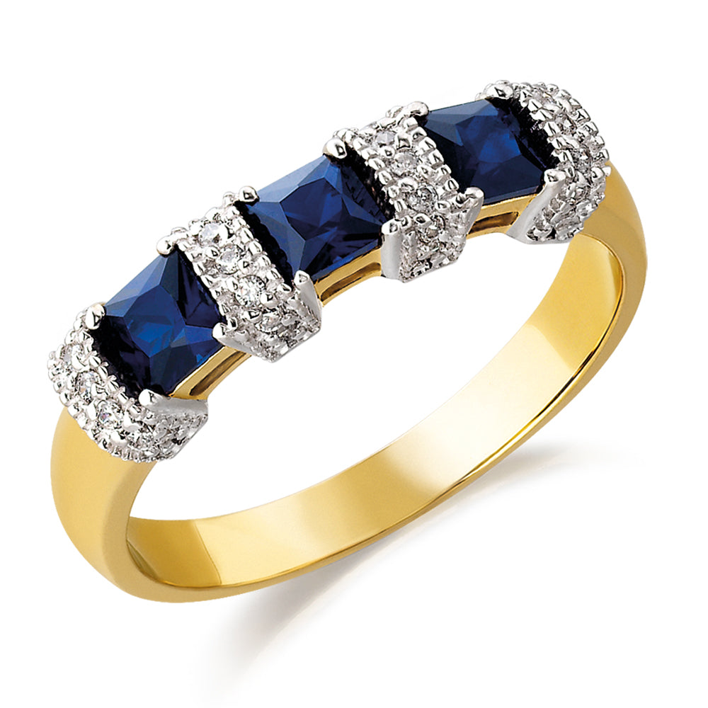 Tru-Sapphire Frozen Parfait Ring