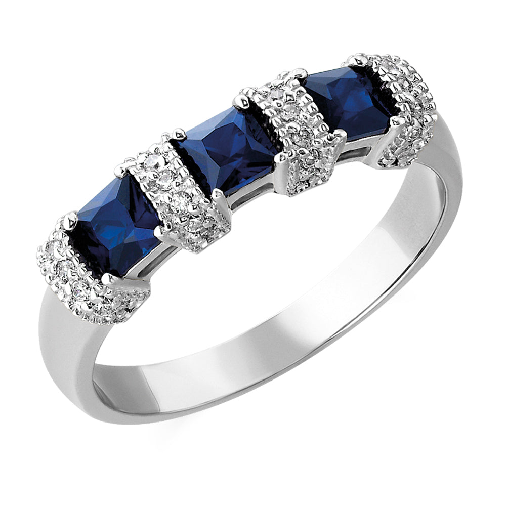 Tru-Sapphire Frozen Parfait Ring