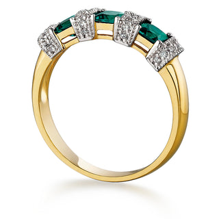 Tru Emerald Frozen Parfait Ring