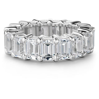 14 Carat Emerald Cut Full Eternity Band