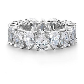 10.5 Carat Pear Cut Full Eternity Band