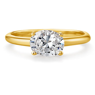 2 Carat East-West Oval Ring