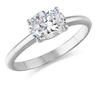2 Carat East-West Oval Ring