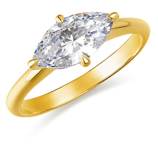 2 Carat East-West Marquise Ring