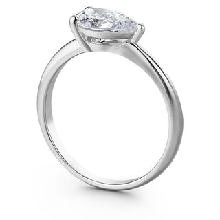 2 Carat East-West Pear Ring