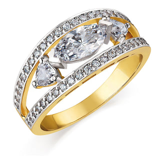 Tru-Diamonds Marquise Ring