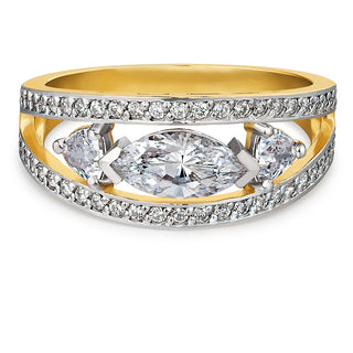 Tru-Diamonds Marquise Ring